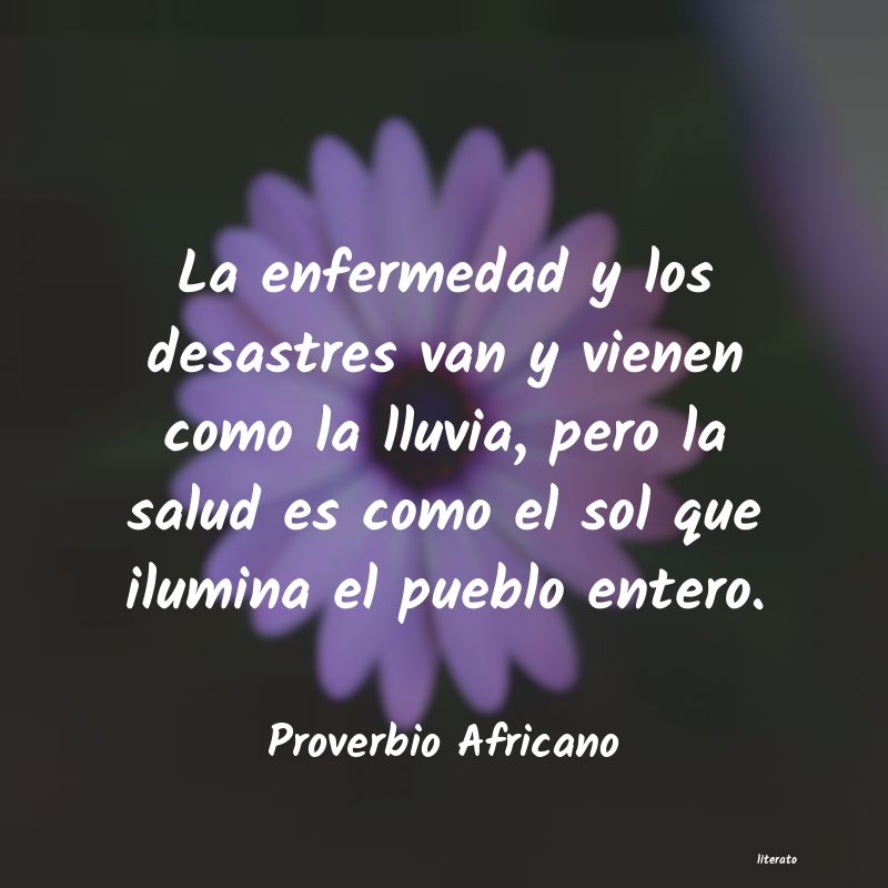 Frases de Proverbio Africano