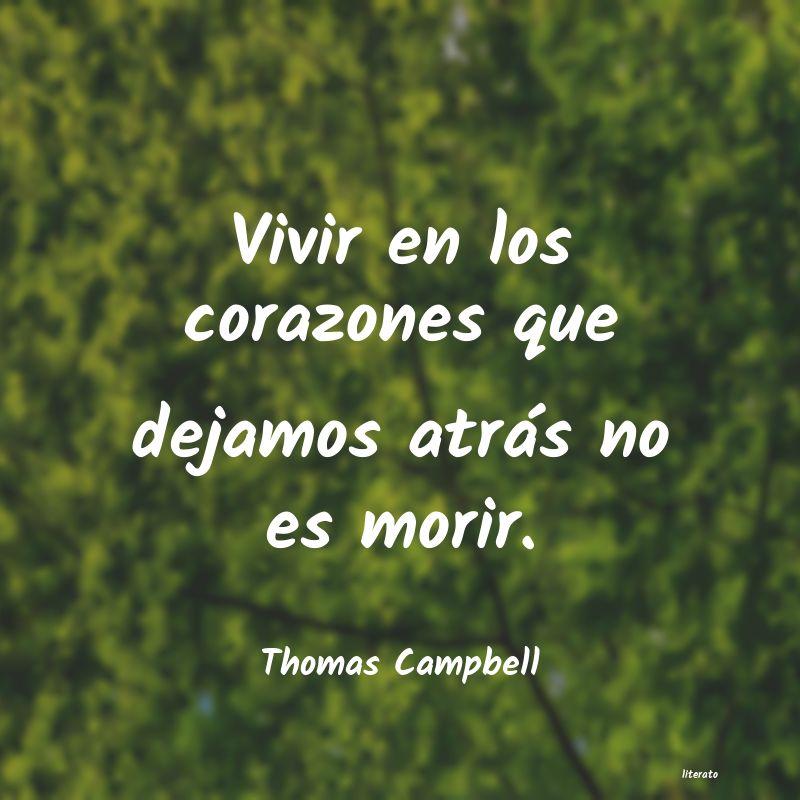 Frases de Thomas Campbell