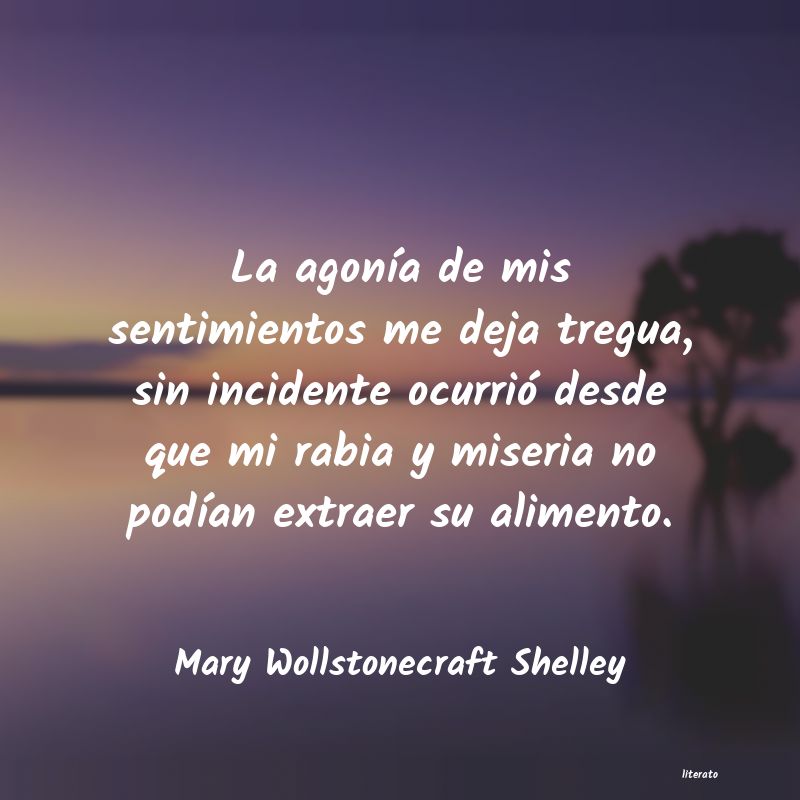 frases de Mary Wollstonecraft Shelley