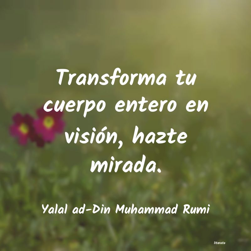 frases de Yalal ad-Din Muhammad Rumi