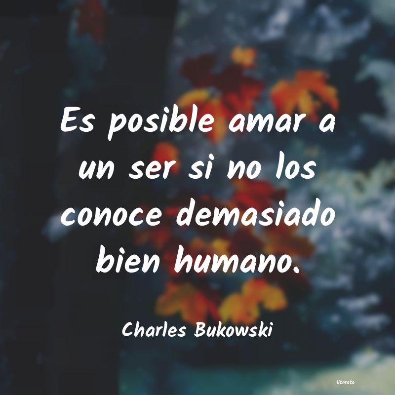 frases de Charles Bukowski