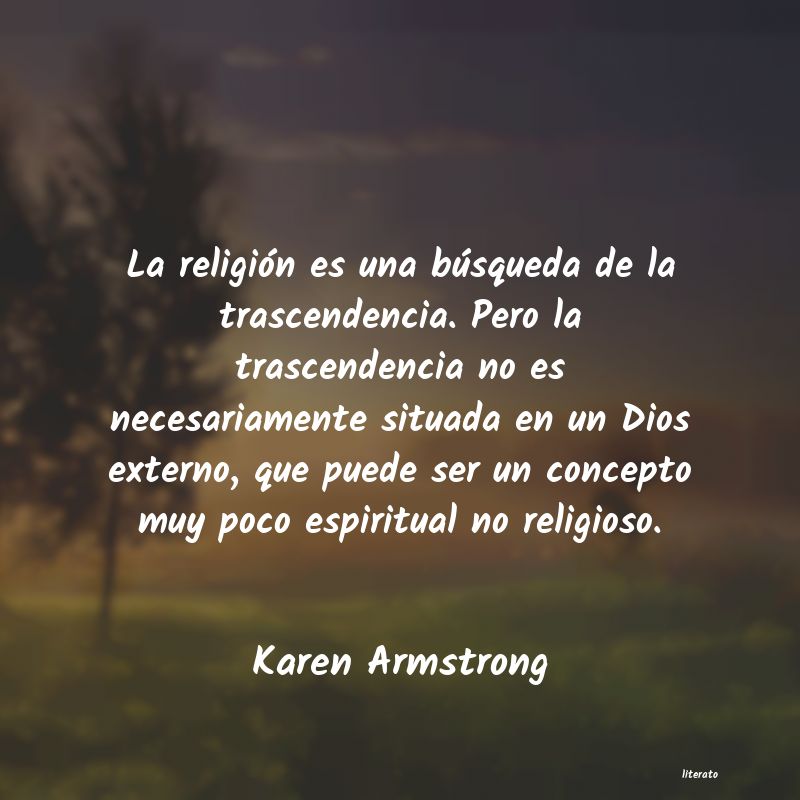 Frases de Karen Armstrong