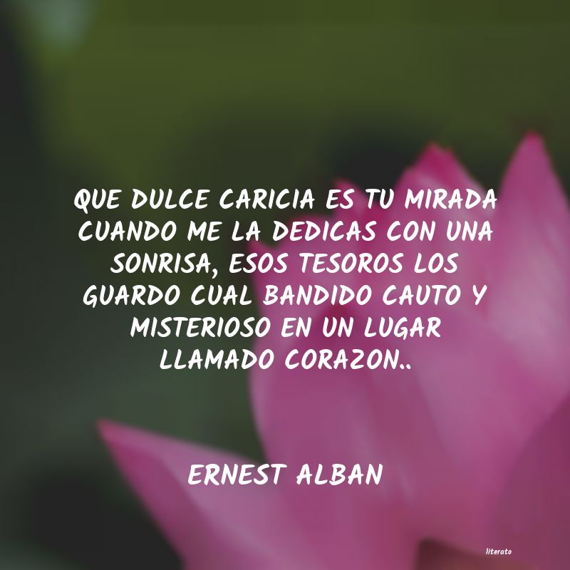 Frases de ERNEST ALBAN