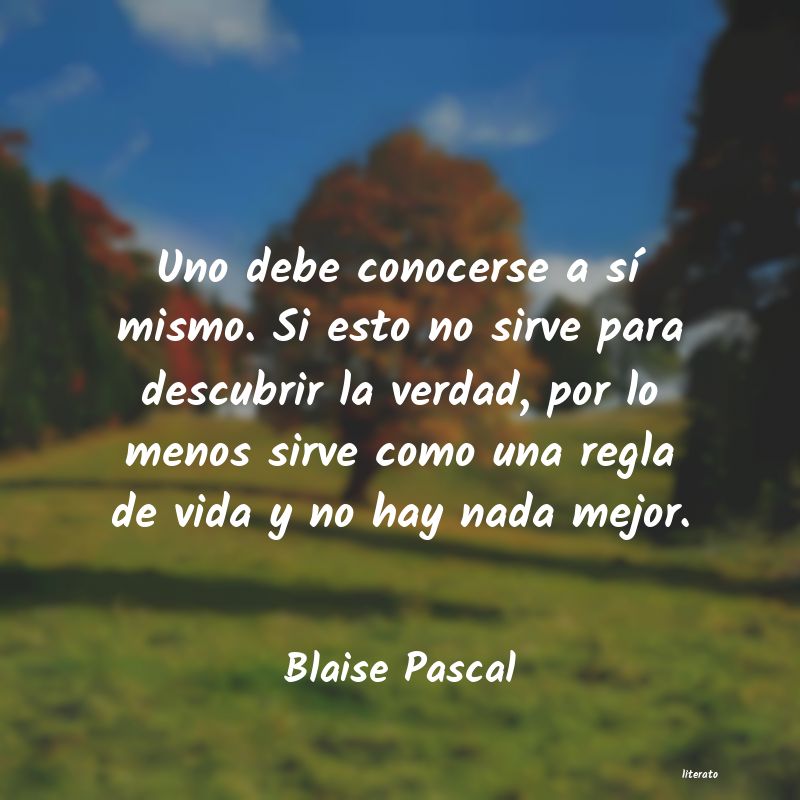 Frases de Blaise Pascal