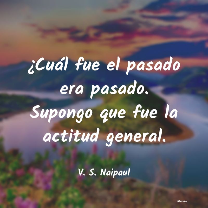 frases de V. S. Naipaul