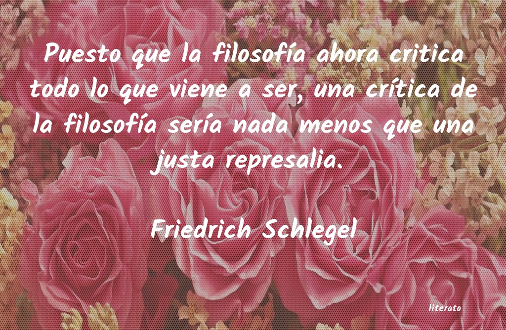 Frases de Friedrich Schlegel