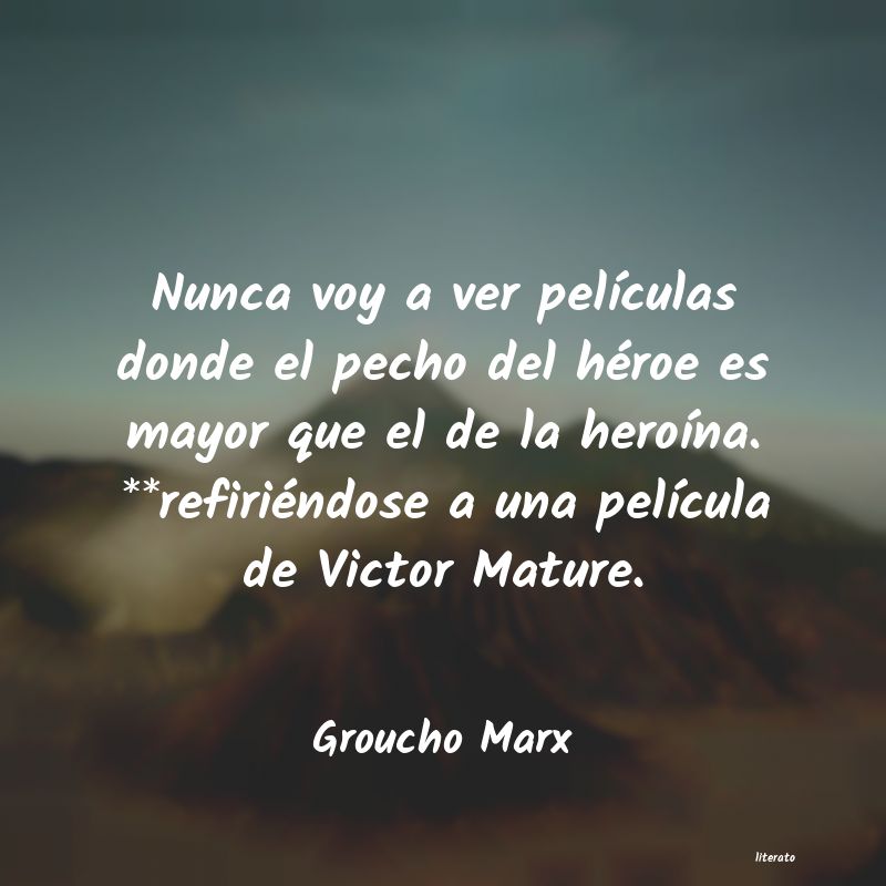 Frases de Groucho Marx