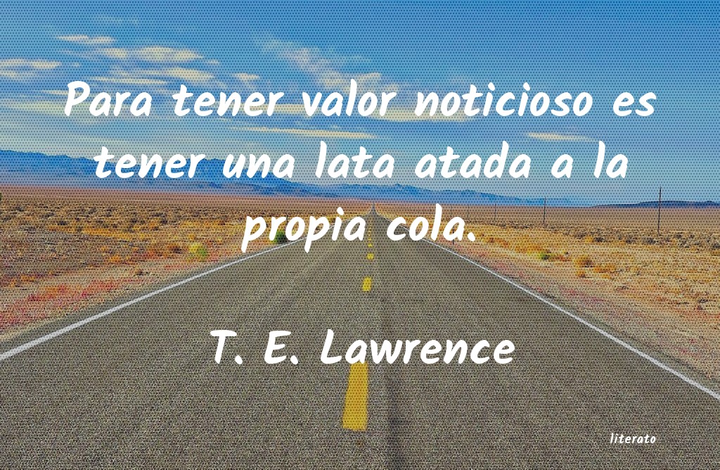 frases de T. E. Lawrence