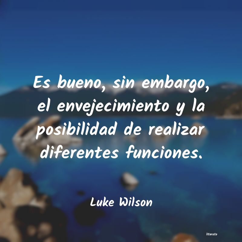 Frases de Luke Wilson