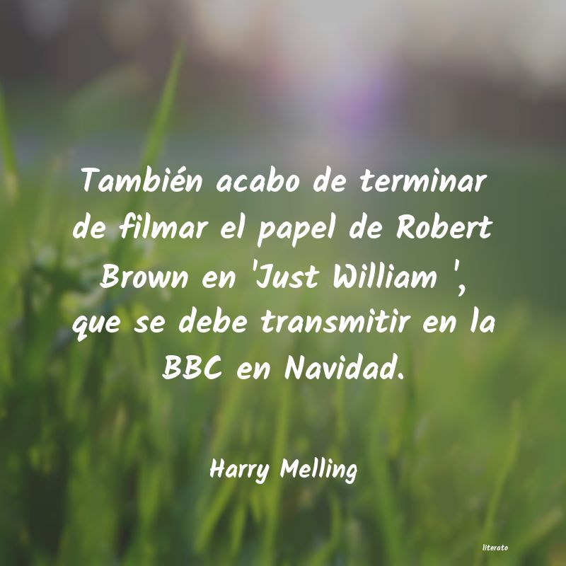 Frases de Harry Melling