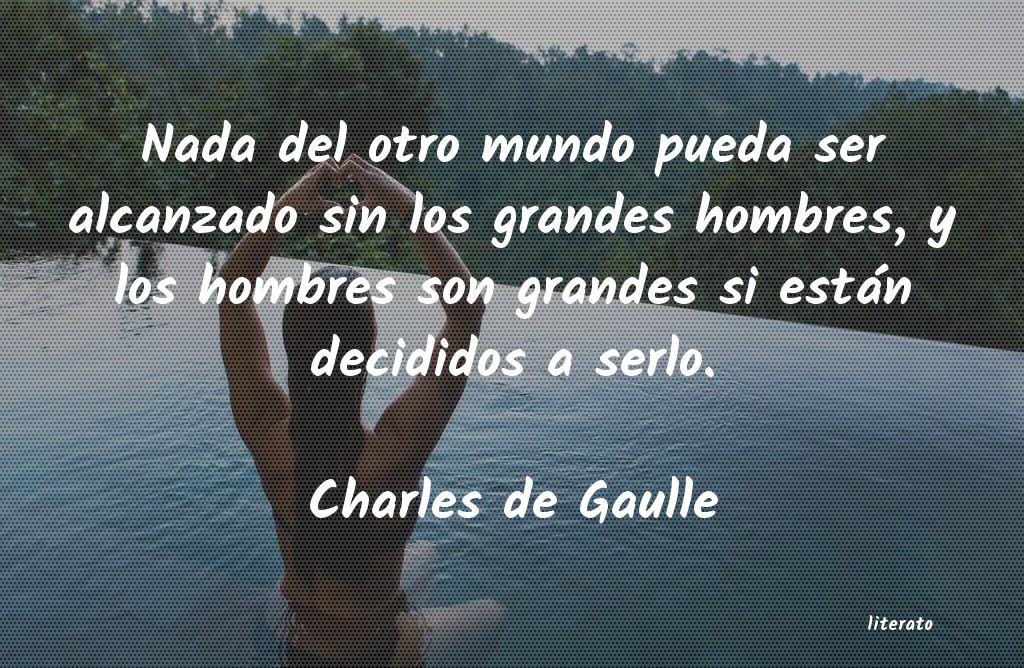 frases de Charles de Gaulle