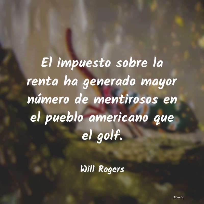 Frases de Will Rogers