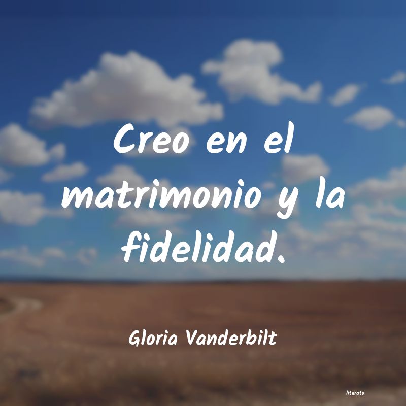 frases de Gloria Vanderbilt