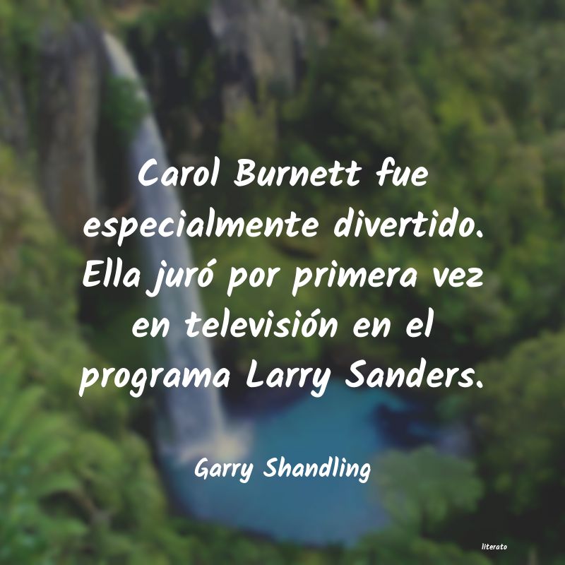 frases de Garry Shandling