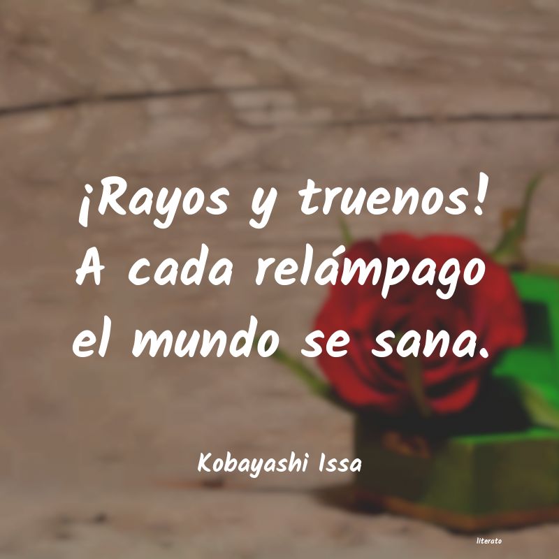 frases de Kobayashi Issa