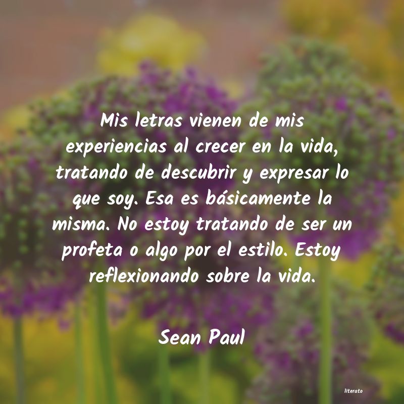 frases de Sean Paul