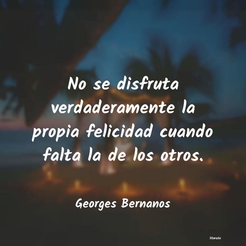 Frases de Georges Bernanos