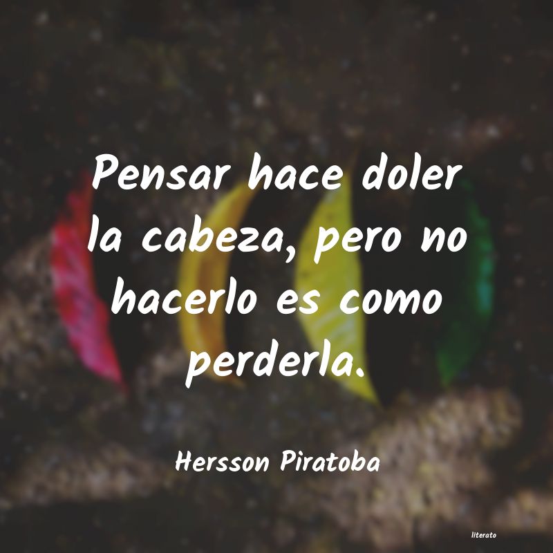 Frases de Hersson Piratoba