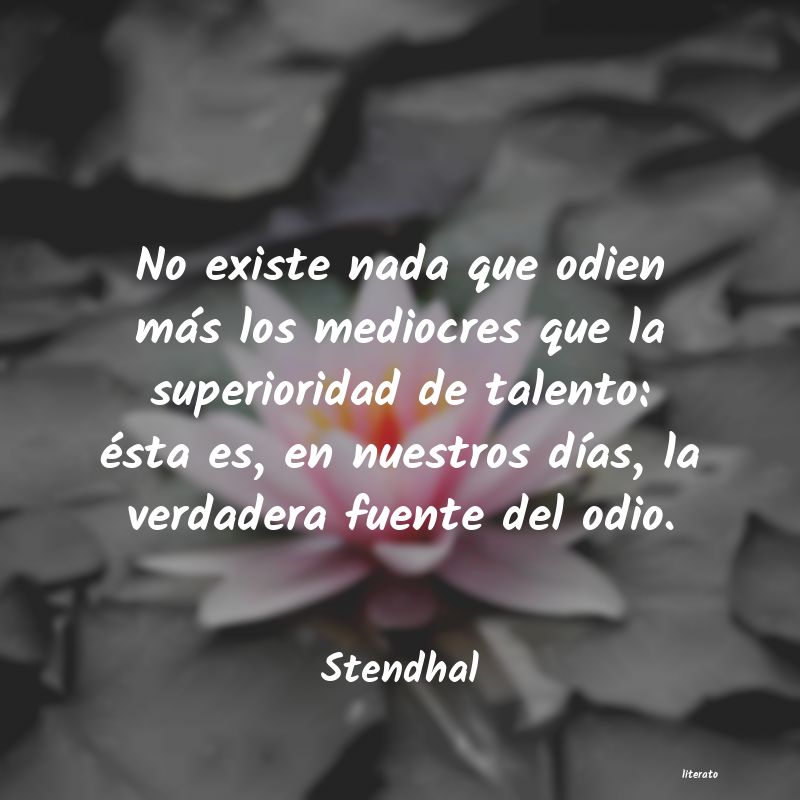 frases de Stendhal