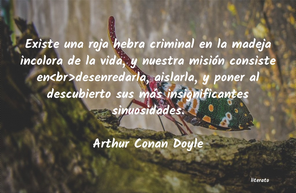 frases de Arthur Conan Doyle