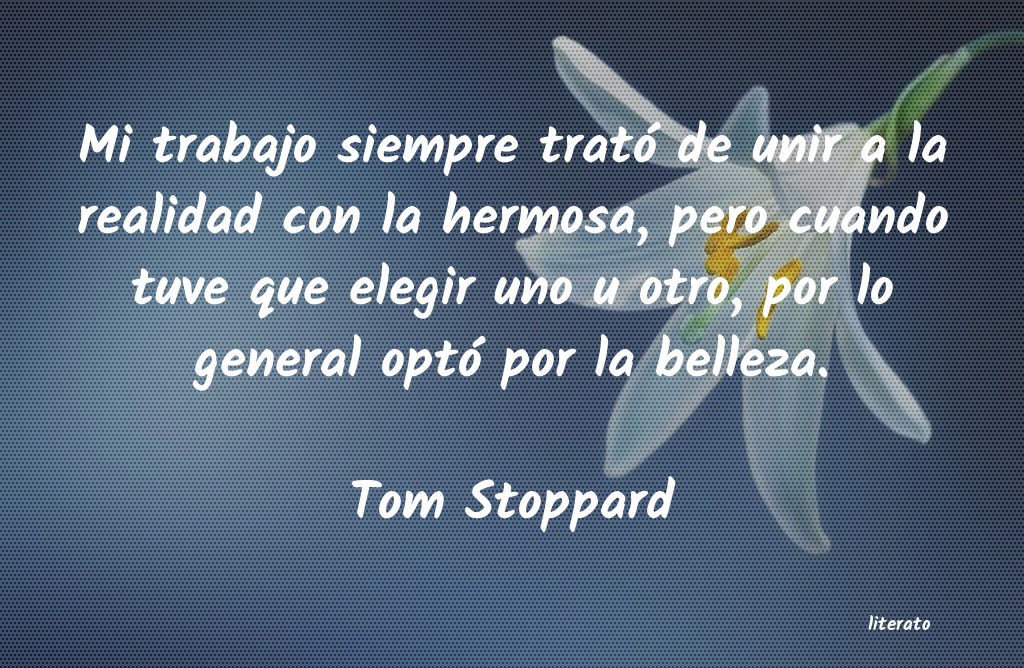 Frases de Tom Stoppard