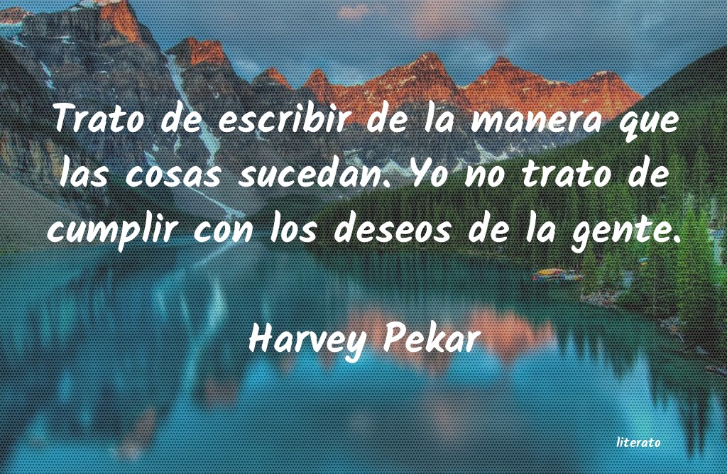 Frases de Harvey Pekar