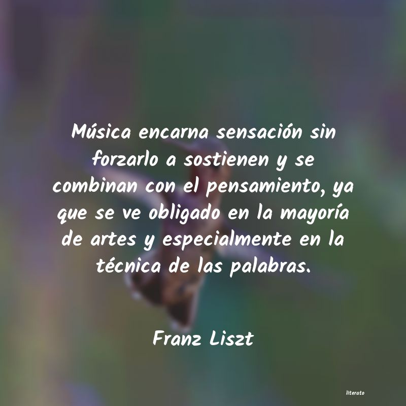 Frases de Franz Liszt