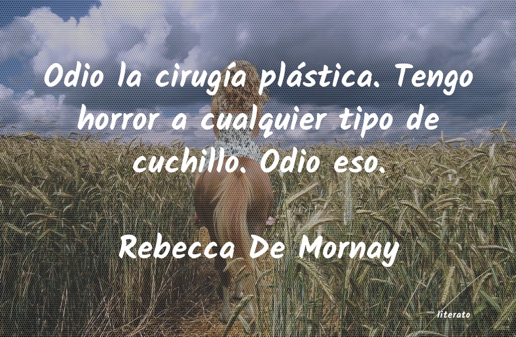 frases de Rebecca De Mornay