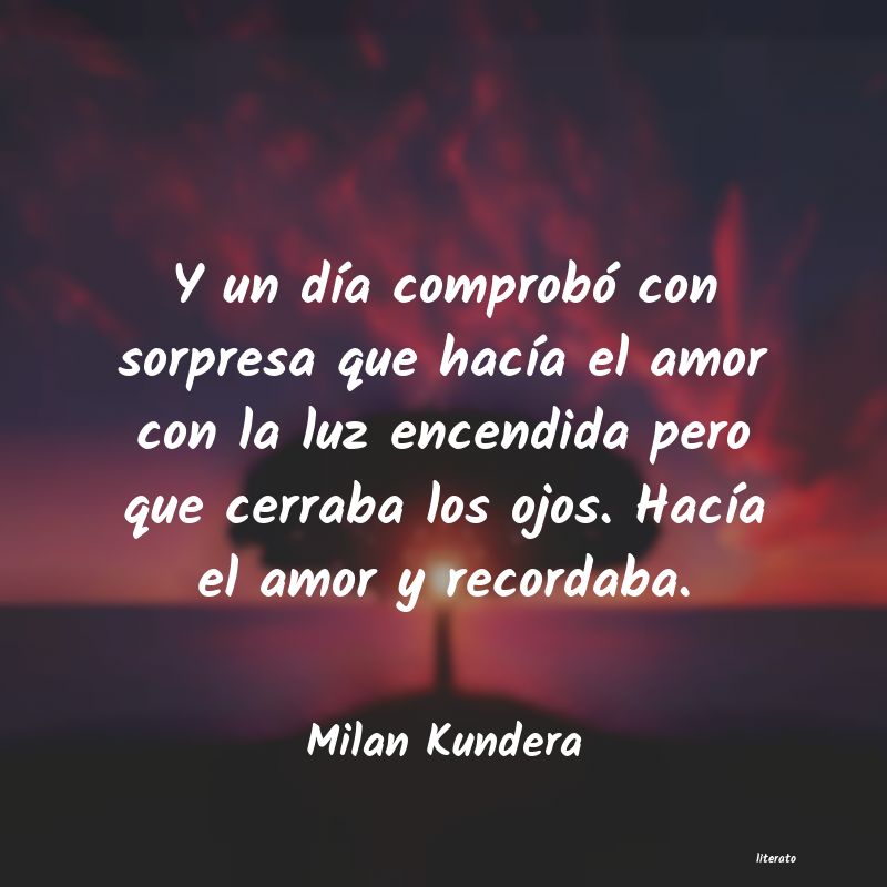 frases de Milan Kundera