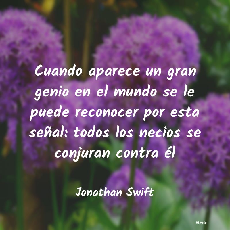 Frases de Jonathan Swift