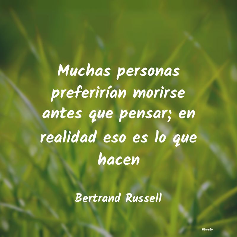 Frases de Bertrand Russell