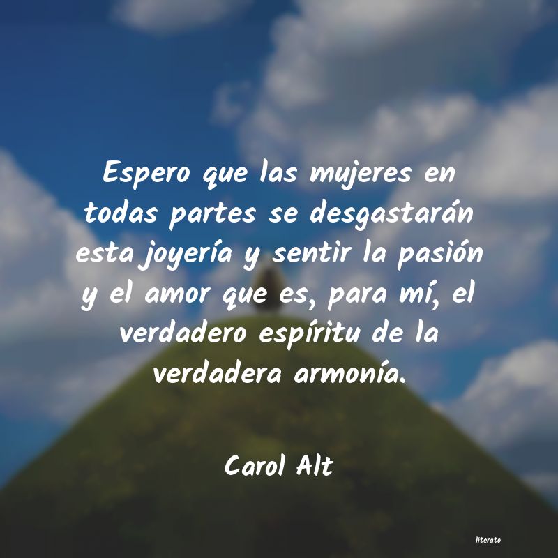 Frases de Carol Alt