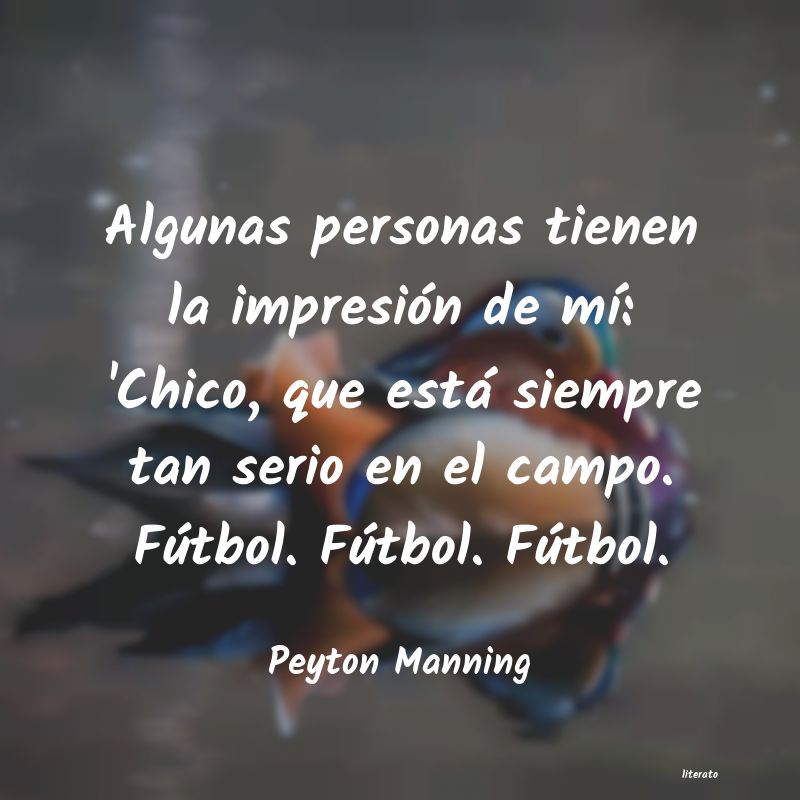 frases de Peyton Manning