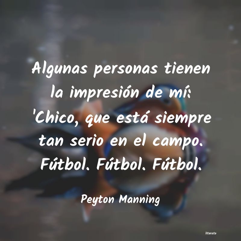 Frases de Peyton Manning