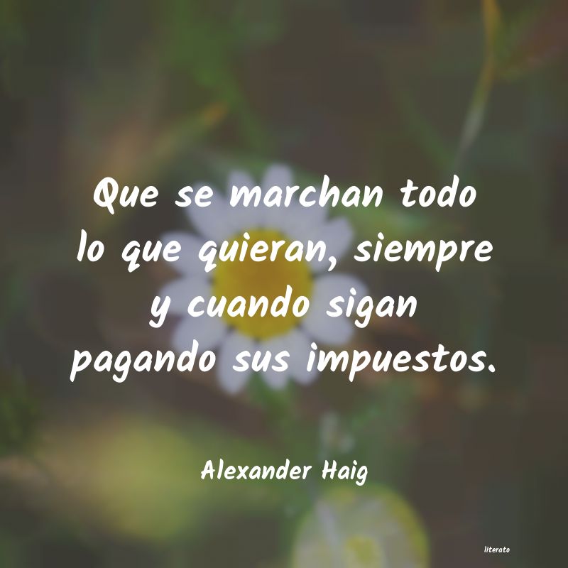 Frases de Alexander Haig