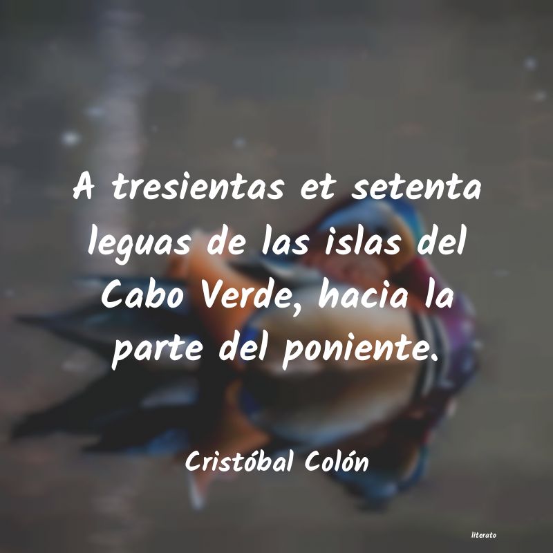 Frases de Cristóbal Colón