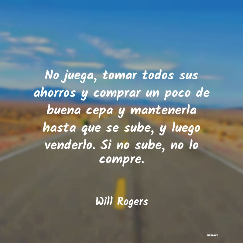 frases de Will Rogers
