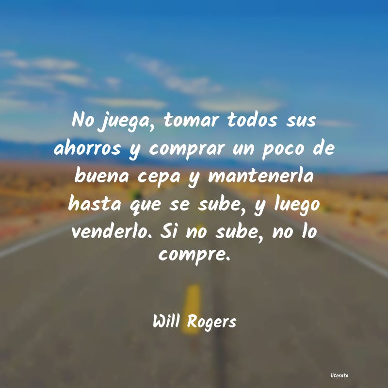 Frases de Will Rogers