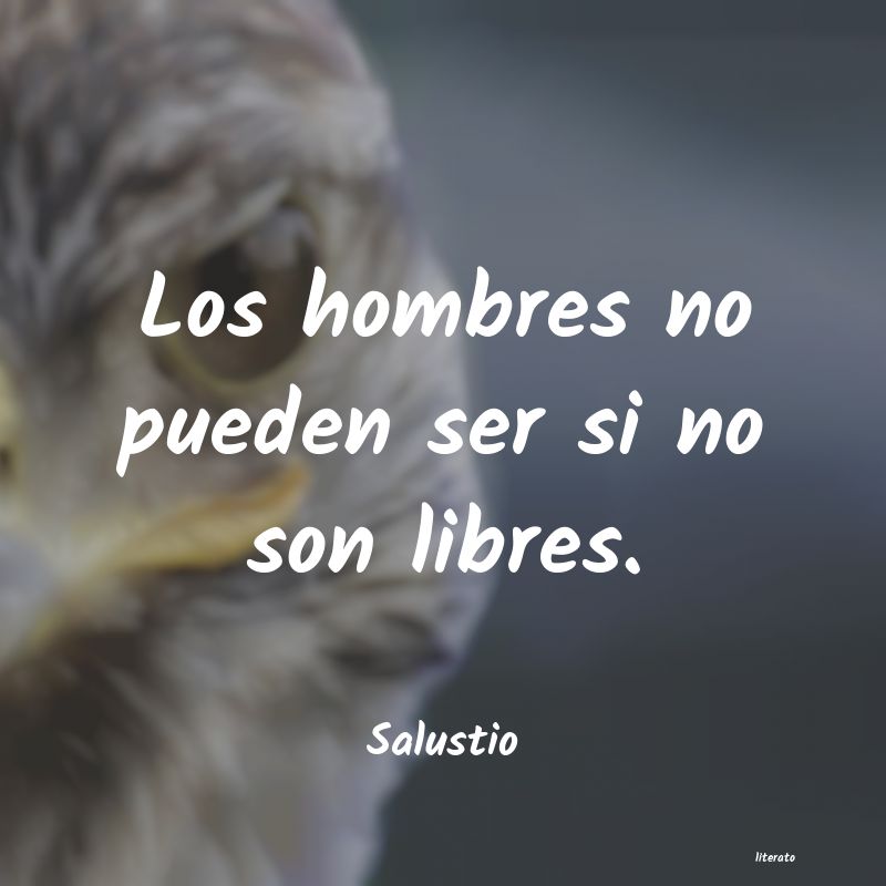 Frases de Salustio