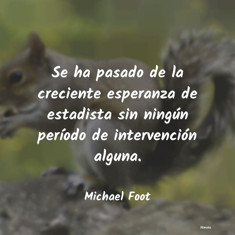 frases de Michael Foot