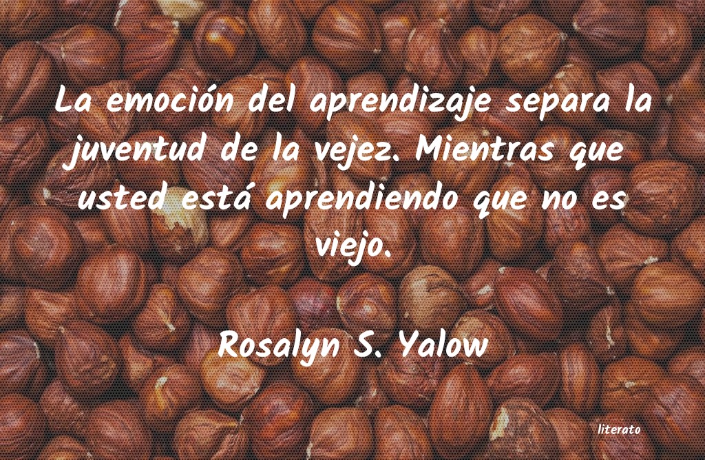 Frases de Rosalyn S. Yalow