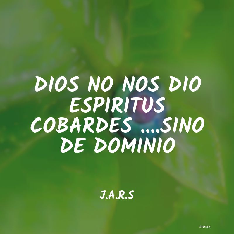 frases de J.A.R.S