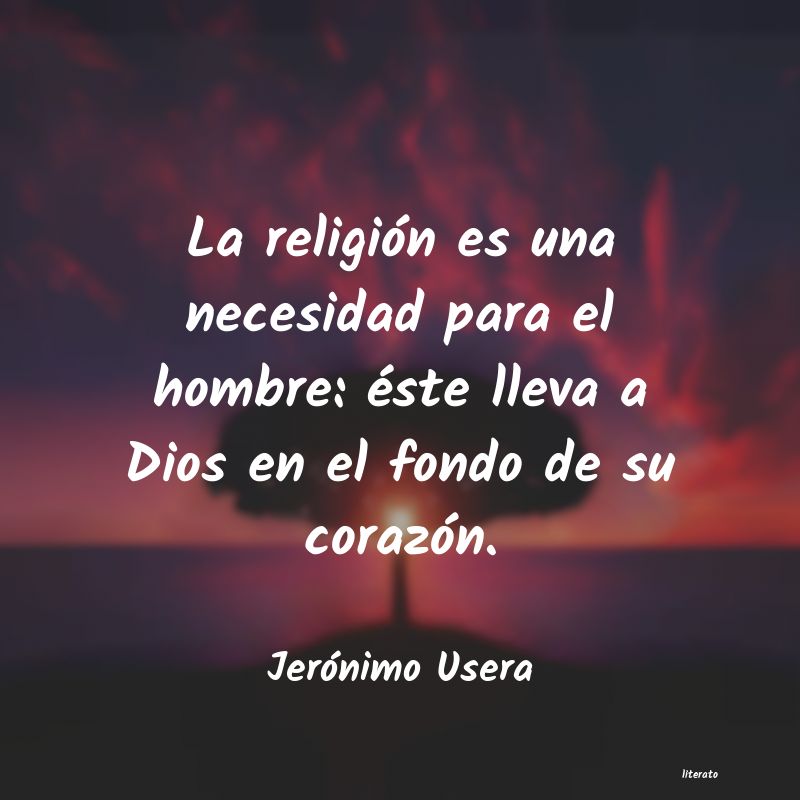 Frases de Jerónimo Usera