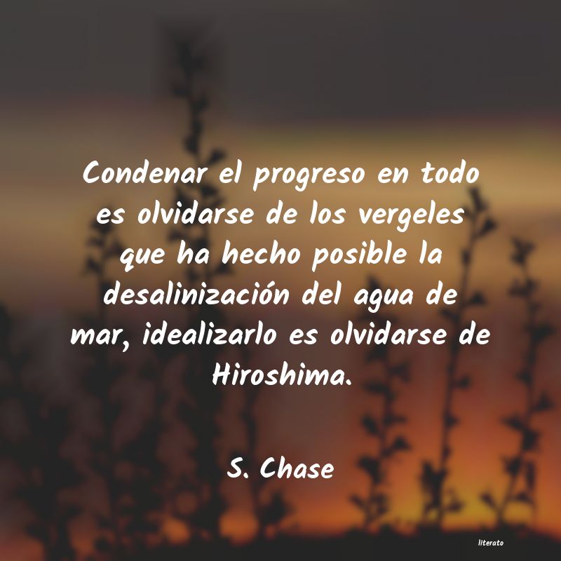 frases de S. Chase