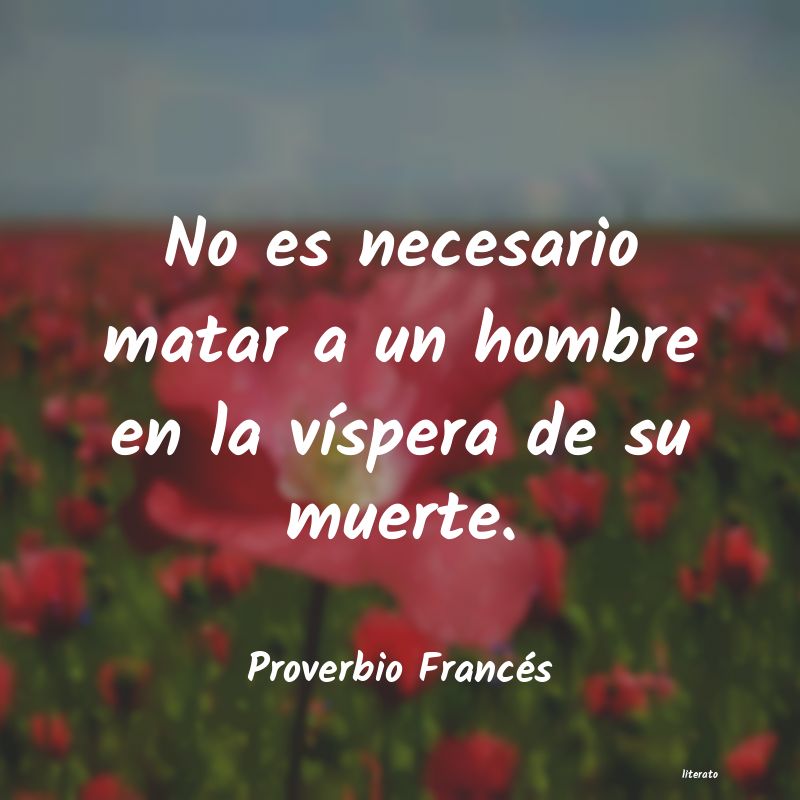 Frases de Proverbio Francés