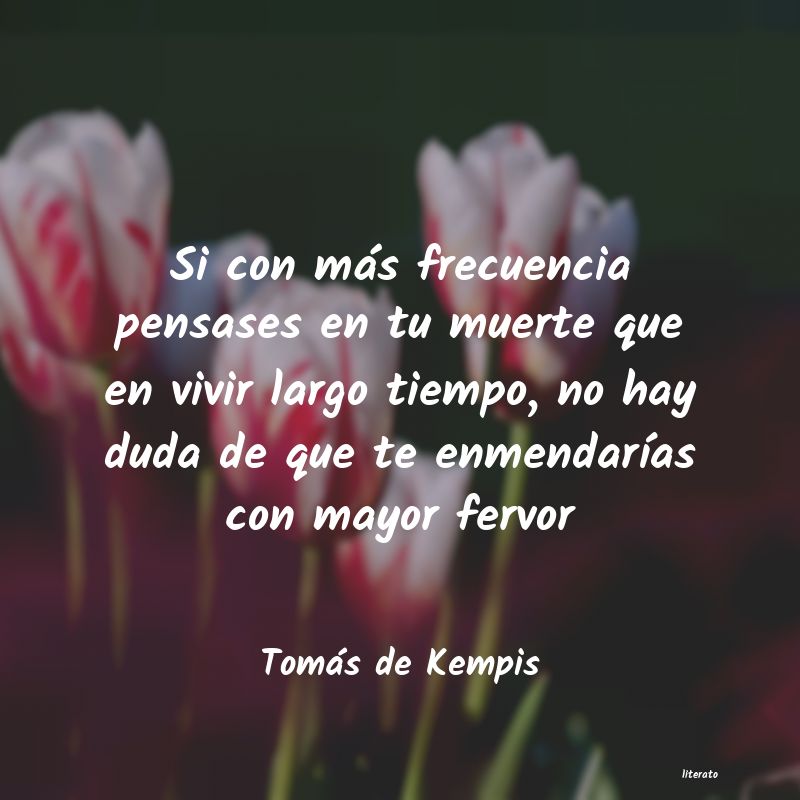 frases de Tomás de Kempis