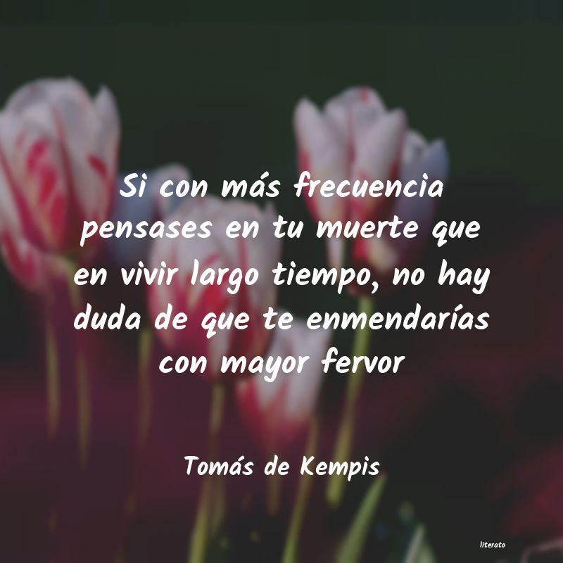 Frases de Tomás de Kempis