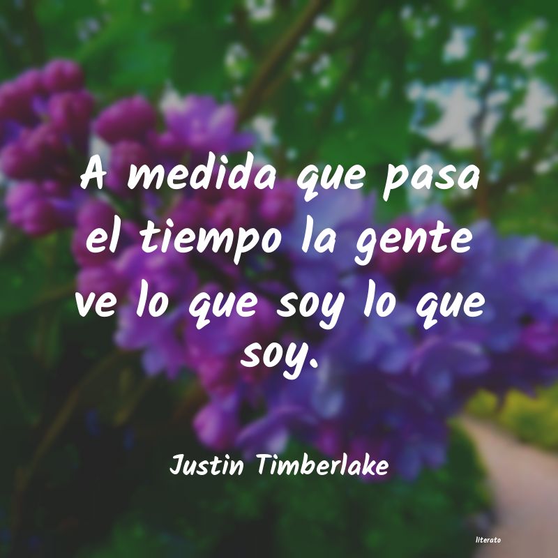 frases de Justin Timberlake