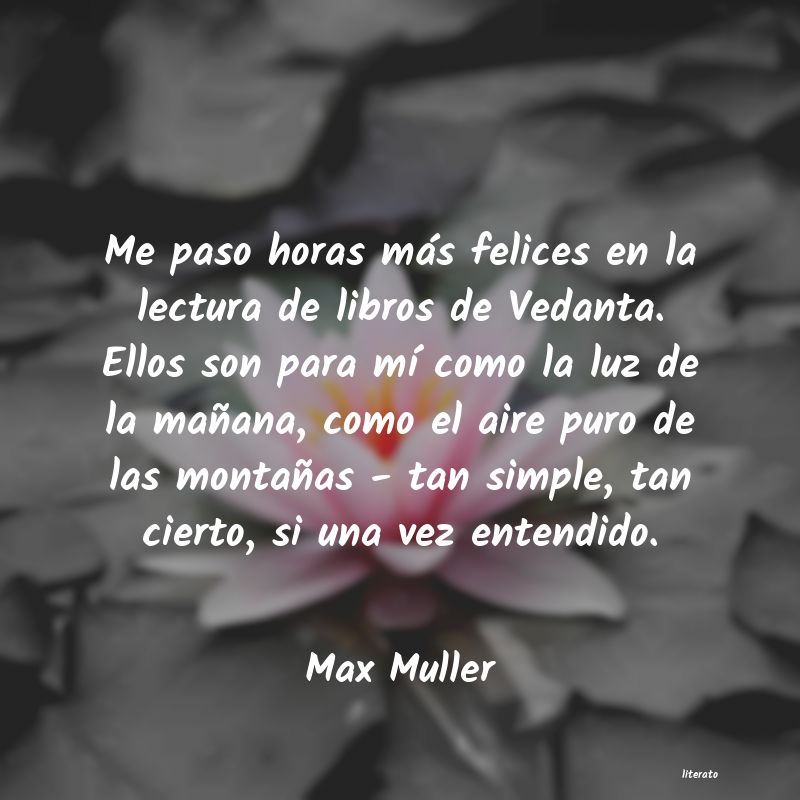 Frases de Max Muller