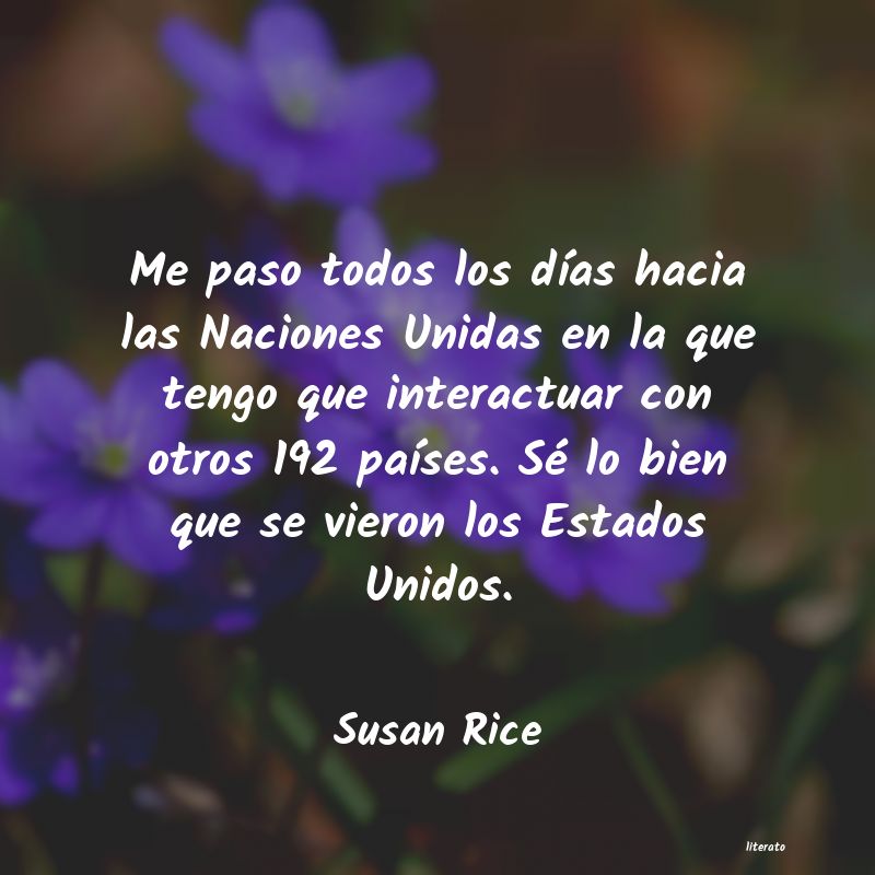 Frases de Susan Rice